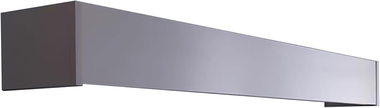 Ceiling Mount Curtain Pelmet Panel Without Tracks, Cuttable Curtain Pelmet Box, Aluminum Alloy Decorative Valance with Screws, Brackets, End CapsGrey 3.8m12.5ft