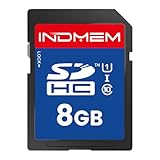 SD Card 8GB, 1 Pack UHS-I U1 Class 10 8G SDHC Flash Memory Card Compatible with Digital Camera, Computer, Trail Cameras