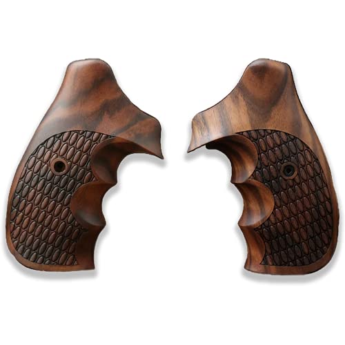 KSD Brand Smith Wesson N Frame Round Butt Compatible Walnut Grips