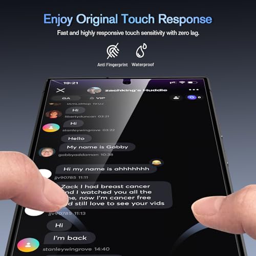 Image of SHILD (Pack of 2) Tempered Glass Screen Protector for Samsung Galaxy S24 Ultra (6.9-inch) | 9H Hardness | S-Pen Compatible | 100% Fingerprint Unlock | HD Clarity | Easy Installation Tray | Scratch & Impact Resistant