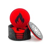 【 Modernes Design 】- Die doppelseitig anwendbare runden Untersetzer passen mit dem schicken Design und die harmonischen Farben auf jeden Tisch. Die kombinierten Farben verleihen den Untersetzer-Set ein Elegantes und modernes Erscheinungsbild.