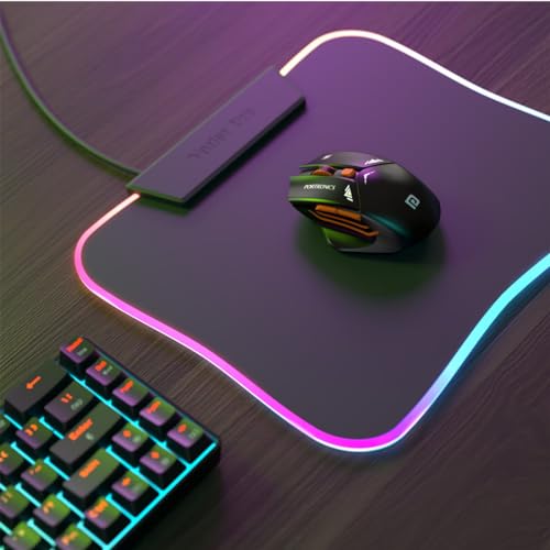 (Refurbished) Portronics Vader Pro Wireless Gaming Mouse with 2.4 GHz Receiver, 6 Buttons, Thumb Support, High-Precision Tracking, Ergonomic Comfort, Adjustable Optical DPI for Laptop, PC, Mac (Midnight Black) (Refurbished) Portronics Vader Pro Wireless Gaming Mouse with 2.4 GHz Receiver, 6 Buttons, Thumb Support, High-Precision Tracking, Ergonomic Comfort, Adjustable Optical DPI for Laptop, PC, Mac (Midnight Black)