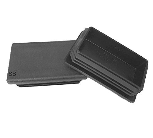 2" X 3" RECTANGLE TUBING END CAP PLUG - QUANTITY OF 4