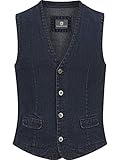 Jan Vanderstorm Herren Jeansweste Valfrid dunkelblau 60