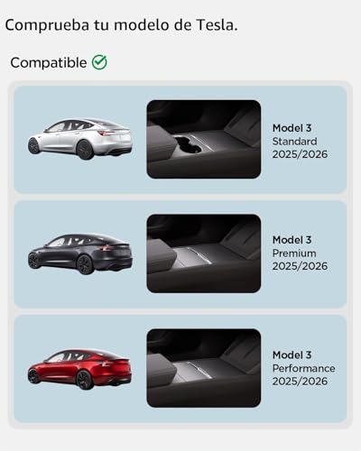 Logo Spigen Tesla Model 3 2026: adiós a las marcas con el emblema de PC negro 2