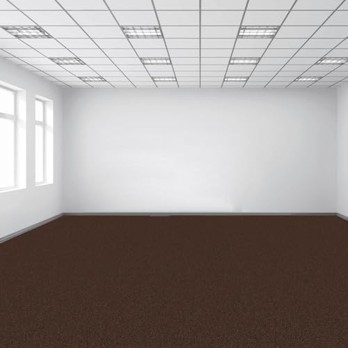 Image of FC Texture-2-C.Brown Carpet Luxurious Feel Floring for Residential, Commercial Office & Home and Sound Absorbing Durable Easy Clean Low Maintenance for High Traffic Areas