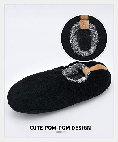 Panda Bros Mens Slipper Socks Low Cut Super Soft Warm Home Sock with Non-Slip Indoor Slipper Shoes Socks3