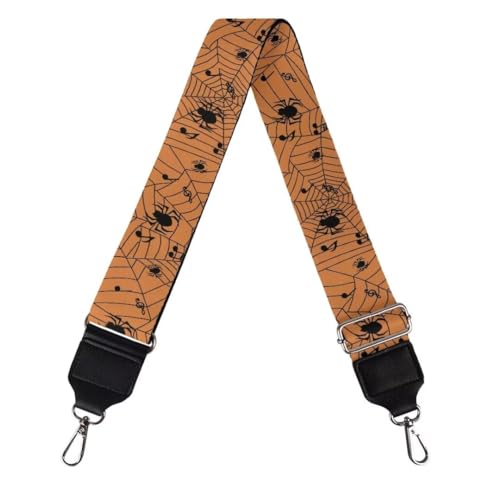 Image of Coldinair Spider Web Wide Shoulder Strap for Women's Handbags, Guitar & Crossbody Bag Straps