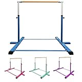 GLANT Gymnastic Kip Bar,Horizontal Bar for Kids Girls Junior,3' to 5' Adjustable Height,Home Gym...