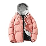 WHSHINE Herren Bubble Dicker Warm Winterjacke Steppjacke Gefüttert Mit Reißverschluss Trainingsjacke Daunenmantel Thermojacke Puffer Jacket Trainingsjacke Winterjacke Steppjacke