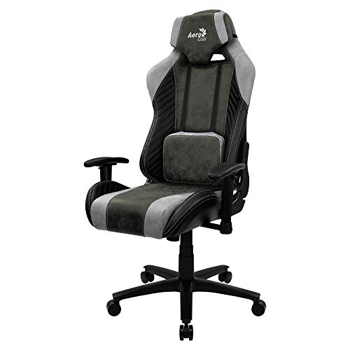 Aerocool-BARON-Silla-Gaming-AeroSuede-Transpirable-Respaldo-Ajustable-Verde