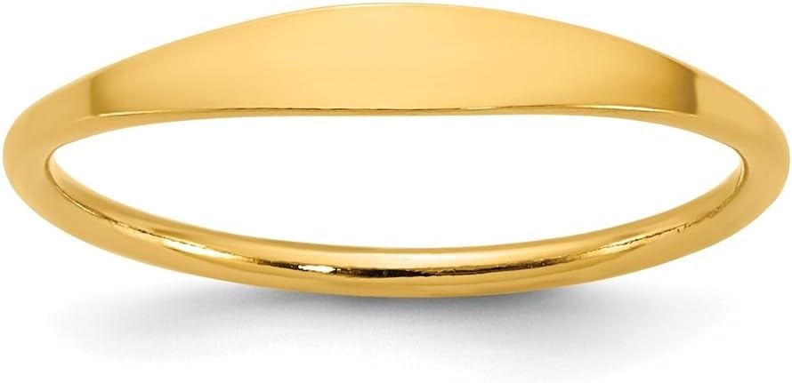 Jewels By Lux 1/20 14K Gold Filled Signet Ring