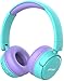 Produktbild gorsun Bluetooth Kinder Kopfhörer, kopfhörer Kinder, Faltbar, einstellbar, Kinderkofhörer mit 85dB Lautstärke Regler, eingebautes Mikrofon-Lila