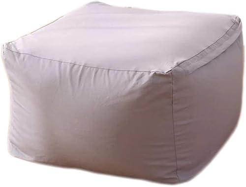 Miniatura 18 de Funda de sofá perezosa, puf de tela de lino, puf puff para sala de estar, tatami, sillas acolchadas para adultos y niños (relleno no incluido), S5