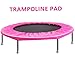 Jualyue Trampoline Cloth Cover 54 Inch Mini Fitness Trampoline Skirt for Children Jumping Bed Rosy Sports Equipment