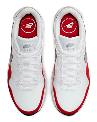 Nike Men's Air Max Sc White/Wolf Grey-University Red (Cw4555 107) - 7.5 #TOP4