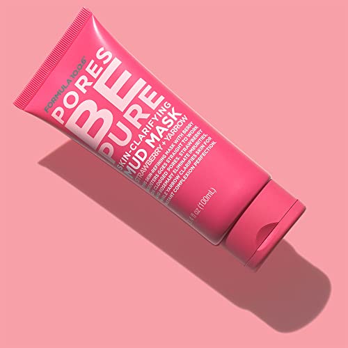 Formula 10.0.6 - Pores Be Pure Skin-Clarifying Mud Mask - Purifying Mud Mask, Unclogs Pores, Removes Impurities For Clear Skin, Vegan, Paraben-Free, Sulfate-Free & Cruelty-Free, 3.4 Fl Oz #TOP2