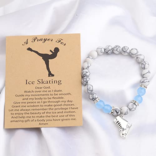 MYOSPARK Ice Skating Bracelet - Figure Skater Gift, Skate Lover Jewelry for Team Gifts3