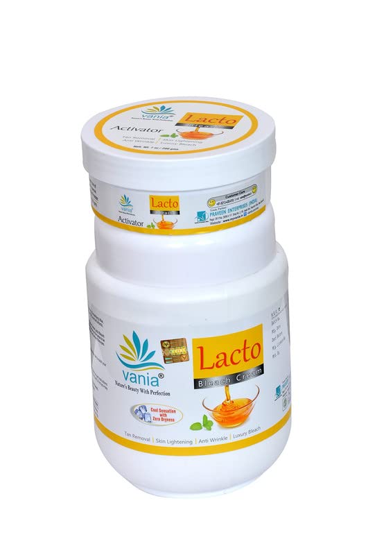 Buy Vania Lacto Bleach Cream 1 Kg 800 Gm Bleach Cream & 200 Gm