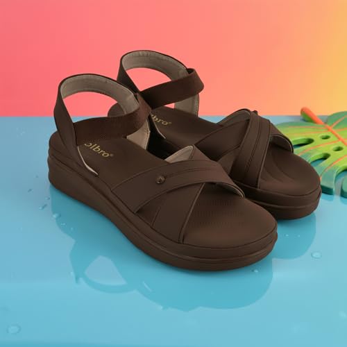 Image of SELBRO Stylish Wedges Sandals For Women & Girls| Extra Soft Sandals For Women SLB-CHD19