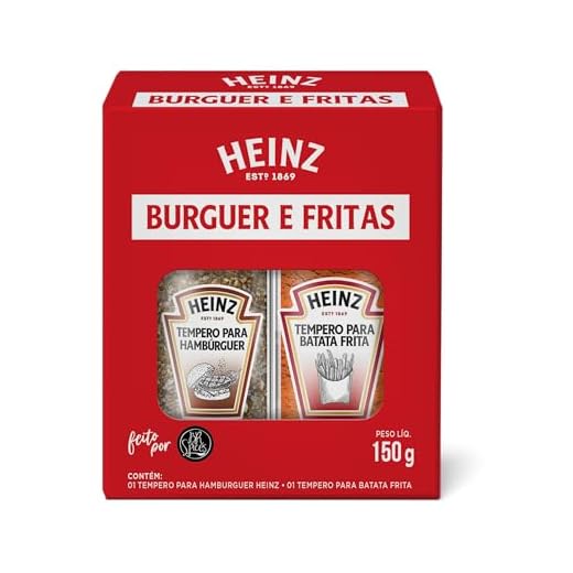 Heinz Kit Temperos para Hambúrguer e Batata 150g