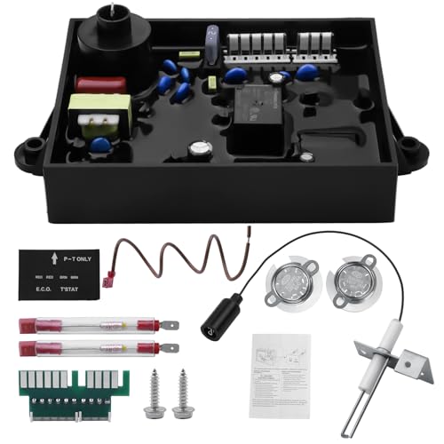 3 in 1 RV Water Heater Replacement Parts Kit Compatible with Atwood Dometic, 91365 RV Water Heater Control Circuit Board, 91447 Thermal Cut Off & Thermostat Kit, 93868 Spark Probe Igniter Electrode