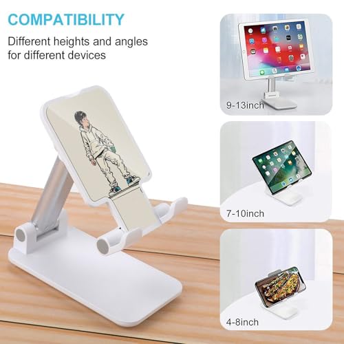 Support téléphone portable pliable et inclinable compatible avec iPhone et Android