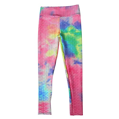 1 Pack TIK Tok Leggings, Butt Lift Leggings for Women, Women Tie Dye Yoga Pant High Waist Leggings, Tummy Control Workout Pants, Suit for All Season Hip Lifting Exercise Fitness Running - Thumbnail 5