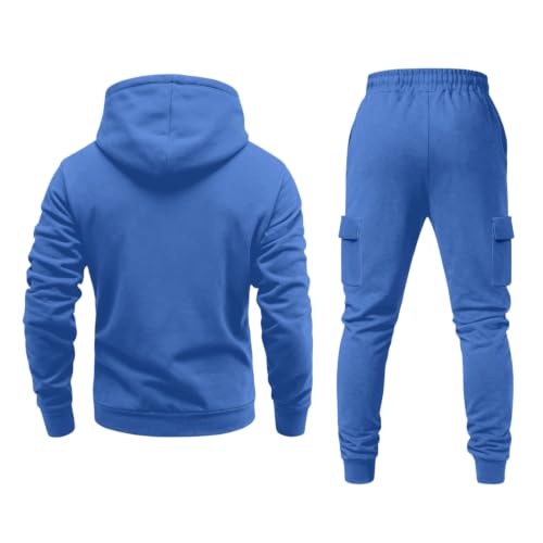Men Sweatsuits Sets 2 Piece Athletic Casual Fleece Sweat Suits with Pockets - image 4