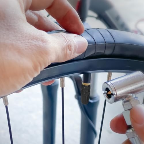 Alipis 10pcs Tapas de Válvula para Bicicleta miniatura 5