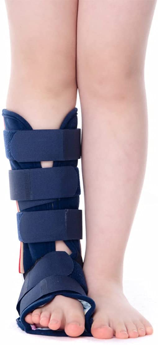 Soporte para la Periostitis Tibial Ortesis para pie caído Férula de fijación para Pantorrilla y Tobillo Infantil Sujetador de Soporte para rehabilitación de esguinces, fracturas