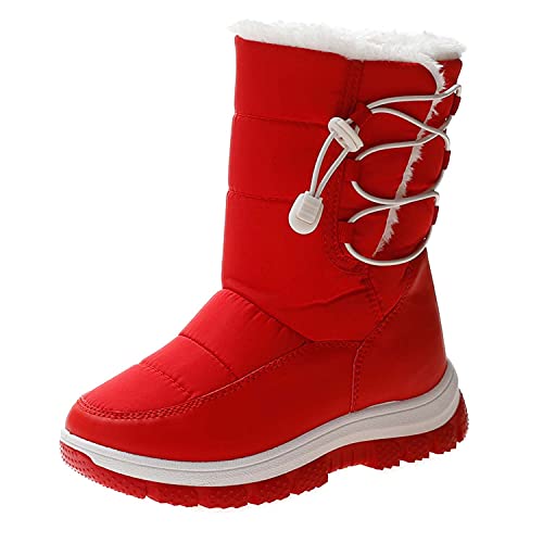 Meidiastra Kids Boys Girls Snow Boots Waterproof Anti Slip Winter Shoes Cold Weather Shoes