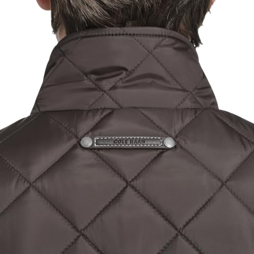 Image of Cole Haan Men's Stand Collar Quilted Jacket Coat