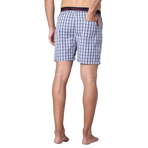 Image of Urban Scottish Men's Boxer | 100% Cotton | Regular Fit, Mid-Rise | Printed, Outer Elastic