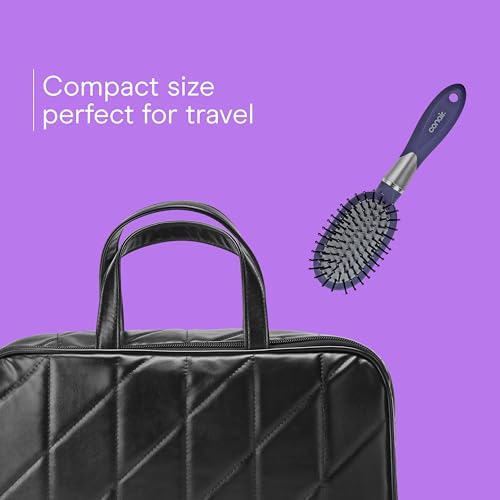 Conair Hair Brush, Totally Smooth Mini, Gentle Detangling, Blue - image 6