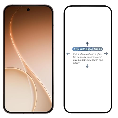 Image of Tempered Glass Screen Protector Compatible for Oppo Reno 15 Pro / Reno15 Pro 5G with Edge to Edge Coverage - Case Friendly, Anti-scratch [Pack of 1]
