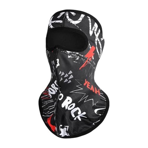 wisoolkic Cagoule- pour Masque pour Homme, Coupe et Respirante, idéale par Temps Froid. Confortable et Facile à Porter. Peut se Porter sous Un Casque de vélo de Chantier, Style 3