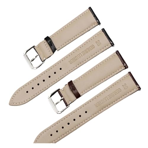 Bracelet montre cuir vachette LUGEMA marron 14mm interchangeable mixte - 3