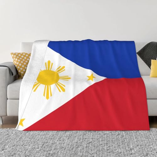 Couverture flanelle drapeau Philippines 152x127 cm voyage camping canapé - 2