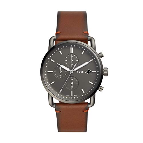 Fossil orologio uomo Commuter cronografo quarzo acciaio FS5523