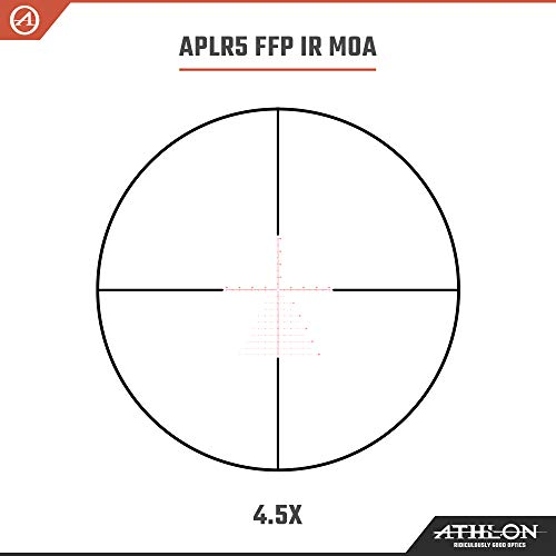 Athlon Optics Ares ETR 4.5-30x56 Riflescope - APLR5 FFP IR MOA, Black - Thumbnail 5