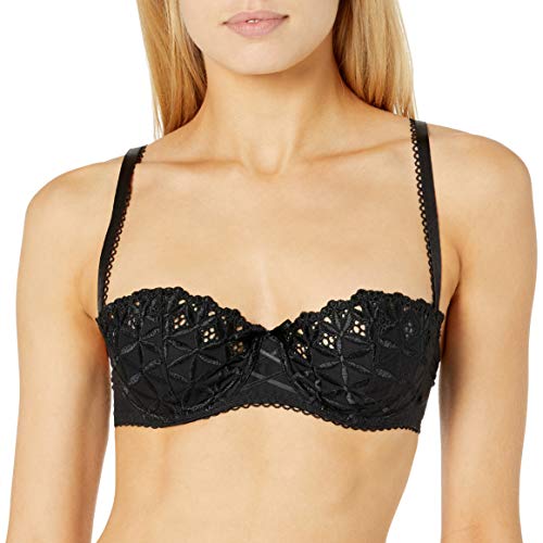 Aubade Women's Bahia & Moi Half Cup Bra, Black (Noir), 34B Aubade Women's Bahia & Moi Half Cup Bra, Black (Noir), 34B