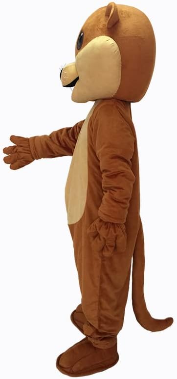 Brown Ollie Otter Mascot Costume Cartoon Adult Mascot Costume Mascot Suit for School, Team, Sports Events, Parties & Advertising