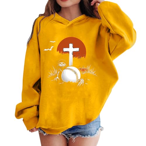 Trendy Hoodies for Girls Oversized Casual Hooded Sweatshirt Tops Soft Long Sleeve Pullover 2025 Fall Winter Clothes