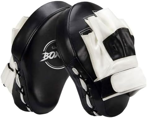 Valleycomfy Pratzen Boxen Pad Bandagen Boxen Männer Schlagpolster Bratzen | Hand Boxing Pads Kickboxen Boxpratzen für Kampfsport Training Schlagkissen Muay Thai Taekwondo Karate Sp