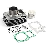 Hochwertige Materialien: Der Zylinder besteht aus hochwertigem gegossenem Aluminium mit Stahlsleeve, während der Kolben aus geschmiedetem Aluminium gefertigt ist.