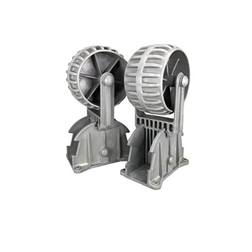 Pactrade Marine Flip-up Retrackable Dinghy Wheels Pair Nylon Inflatable Boat Launching Wheels/Boat Dolly