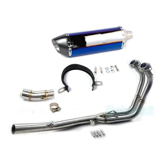 Tuyau d'échappement moto silencieux liaison complète pour Z400 Ninja 400