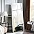 NeuType Full Length Mirror Standing Hanging or Leaning Against Wall, Large Rectangle Bedroom Floor Dressing Mirror Wall-Mounted , Aluminum Alloy Thin Frame, White, 65"x22"
