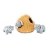 ZippyPaws ZP819 Elephant Cave Squeak Toy
